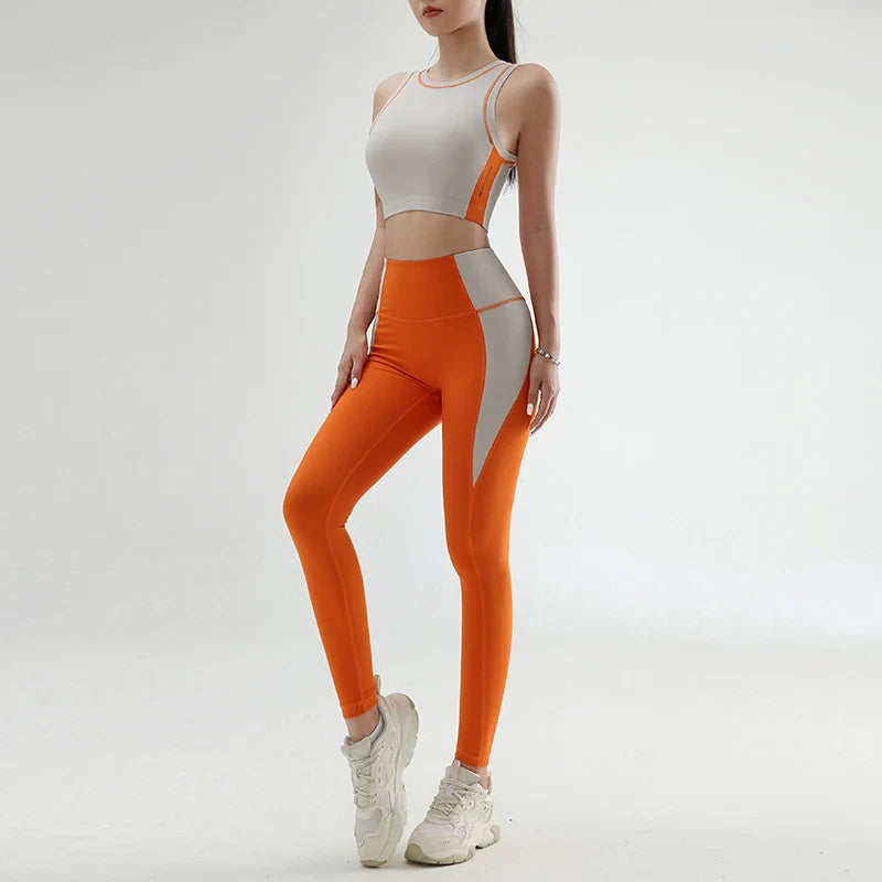 Women's yoga Top and Bottom Tights