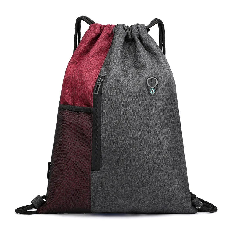 Lightweight Drawstring Backpack Fashion Casual Unisex Bundle Rope Sport Backpack School Bags Travel Beach Bags For Men Women