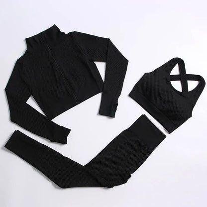 Women's Yoga Gym Sport Suit Leggings Sets