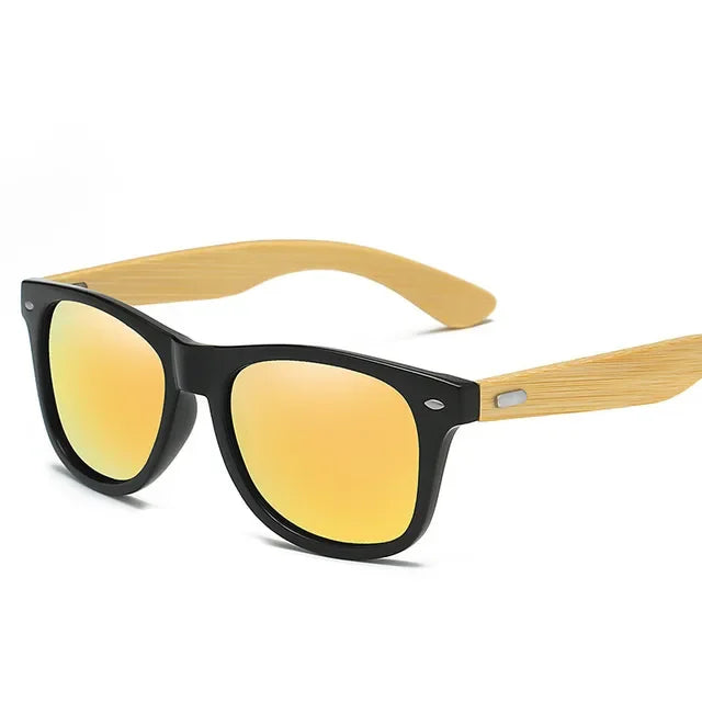 Fashion Wood Men's Ultraviolet Sunglasses Classic Male Driving Riding UV400 Sports Sun Glasses Eyewear Wooden Bamboo Eyeglasses