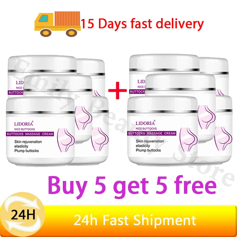 Natural Buttock Augmentation Cream Effective Butt Enlargement Growth Lift Up Ass Firm Breast Bigger Sexy Body Lotion For Women