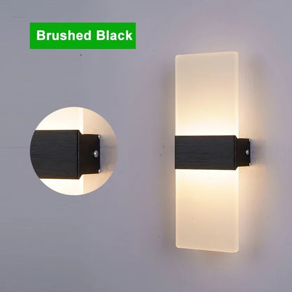 LED Wall Light 220V 110V Bedroom Bedside Light Living Room Balcony Aisle Wall Lamp Corridor Wall Sconce Lamp