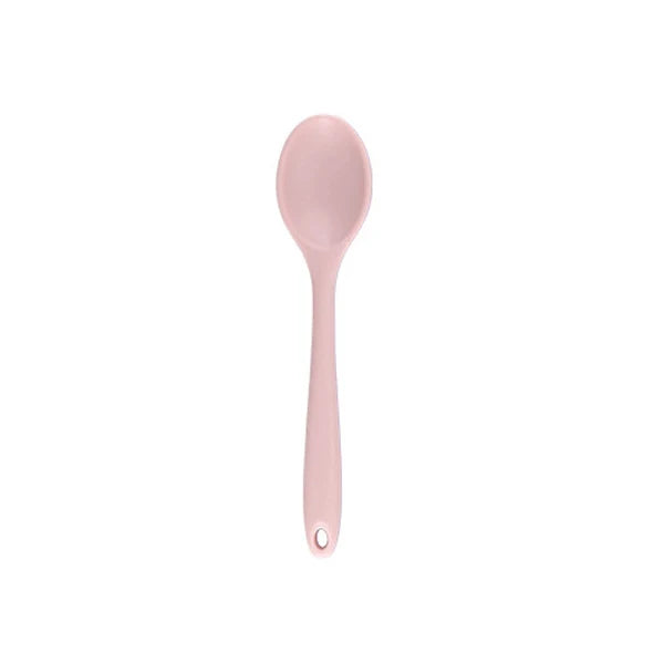 Long Handle Silicone Ladle Soup Spoon Colander Ramen Noodles Tablespoons Scoop Rice Salad Stirring Spoons Kitchen Teaspoons