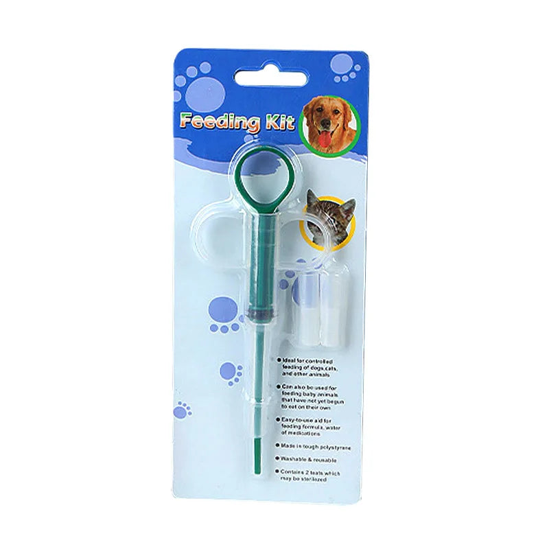 1PCS Pet Syringe Tablet Pill Gun Piller Push Dispenser Medicine Water Milk Tube Feeder Tools Dog Accessories Cat