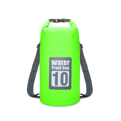 PVC Waterproof Dry Bag 5L/10L/15L/20L/30L Outdoor Diving Foldable Storage Beach Swimming Bag Rafting River Ocean Backpack