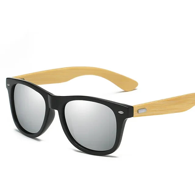 Fashion Wood Men's Ultraviolet Sunglasses Classic Male Driving Riding UV400 Sports Sun Glasses Eyewear Wooden Bamboo Eyeglasses