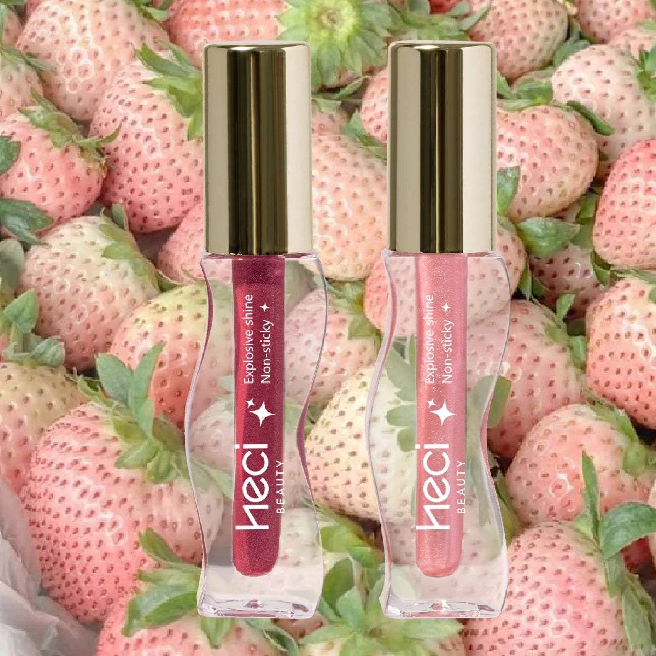 Pearlescent Lip Gloss Long-Lasting Shimmer Non-Sticky Champagne Lip Glaze Sunny Sands Shiny Tinted Moisturizing Liquid Lipstick