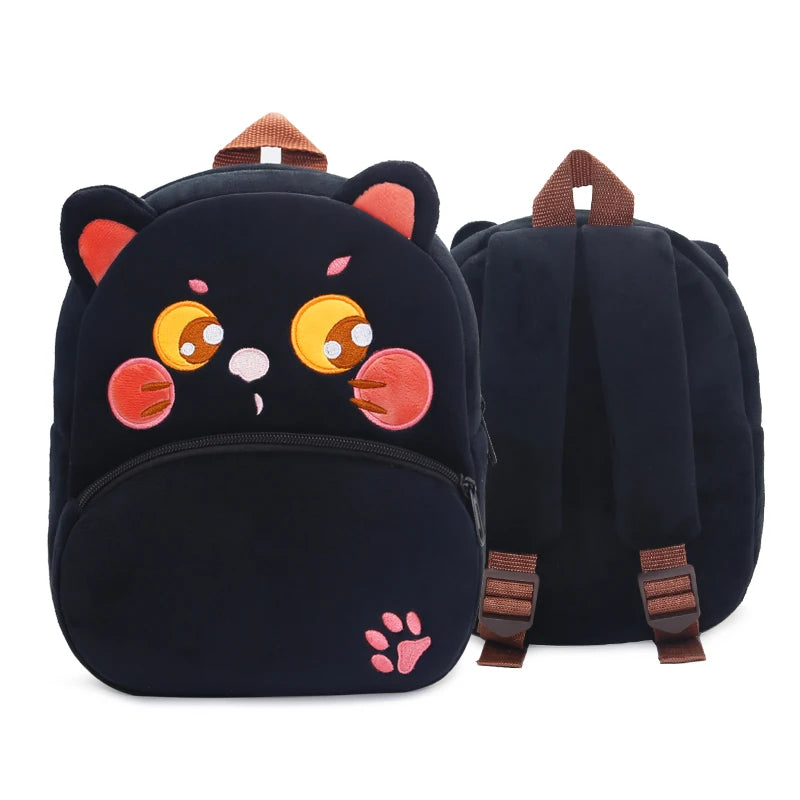 Cartoon cute plush backpack animal backpack boy girl school backpack outing leisure bag