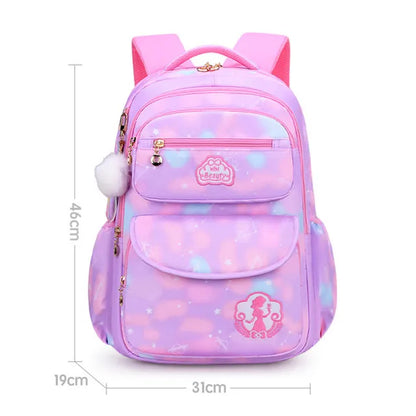 Girl School Bag Backpack Back Pack For Teenager Women Children Female Pink Schoolbag Primary High Bagpack Class Teens Child Kids