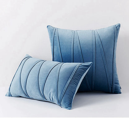Inyahome New Art Velvet Yellow Blue Pink Solid Color Cushion Cover Pillow Cover Pillow Case Home Decorative Sofa Throw Decor