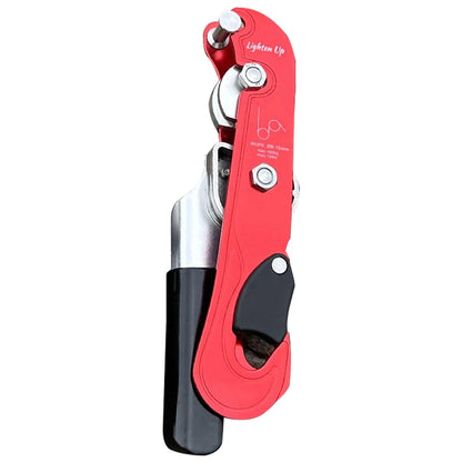 Professional Outdoor Rock Climbing Descent Device STOP Handle-Control Abseiling Device Downhill Descender Rappelling Mountaineer