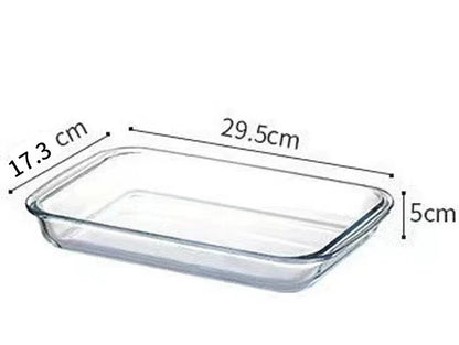 Bakeware Glass Platter for Oven Baking Tray Baking Tools and Accessories Kitchen Utensil Cooking Utensils Gadgets Dishes Pans