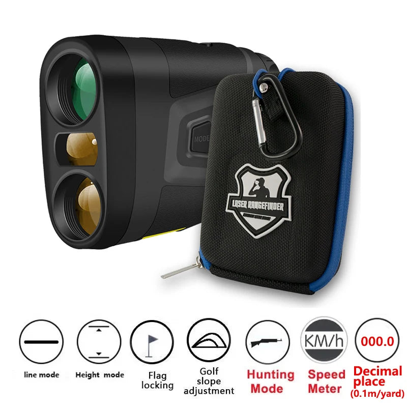 ARTBULL Golf Laser Rangefinder 1000M 650M Telescope with Flag-Lock Slope Pin Distance Meter for Hunting Monocular