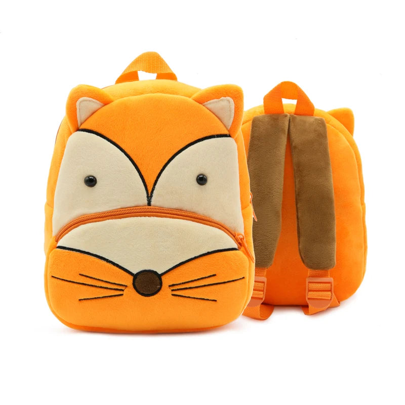 Cartoon cute plush backpack animal backpack boy girl school backpack outing leisure bag