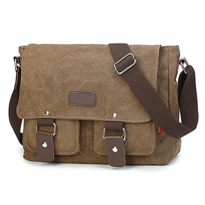 Men's Vintage Canvas Bag Men Casual Crossbody Bag For Men Messenger Bag Man Travel Shoulder Bags Bolsa Masculina High Quality