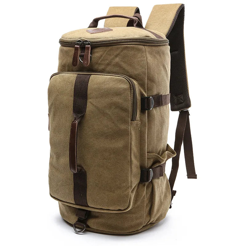 Men's Luggage Backpack Canvas Travel Bags Brand Large Capacity Luggage Bags Weekend Bags Travel Men Large capacity Duffel