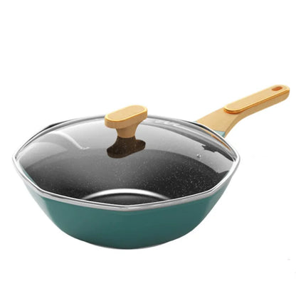 Octagonal Non-stick Frying Pan Wok Pan Pot Household Egg Steak Cooking Pots Gas Stove Induction Universal Cooker Nonstick Pan