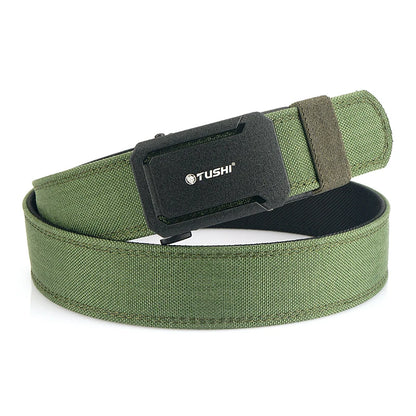 VATLTY New Military Belt for Men Sturdy Nylon Metal Automatic Buckle Police Duty Belt Tactical Outdoor Girdle IPSC Accessories