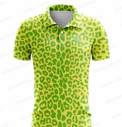 Googan Squad Men's Golf Shirt Quick Dry - Plant Power