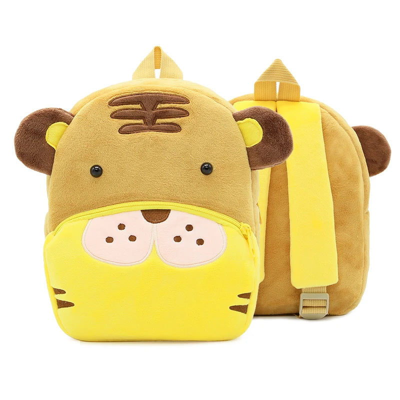 Cartoon cute plush backpack animal backpack boy girl school backpack outing leisure bag