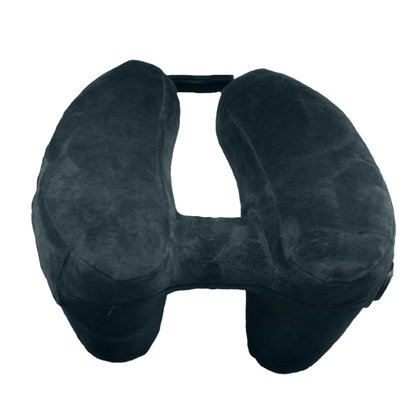 Inflatable Neck Pillow With Patent Valve Phone Storage H-shaped Neck Protection Aeroplane Car Neck Rest Cushion Travel Supplies