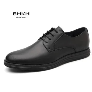 BHKH Male Sneakers Autumn/Winter traf Leather Men Casual Shoes Business Work Office Lace-up Dress shoes For Men Size47