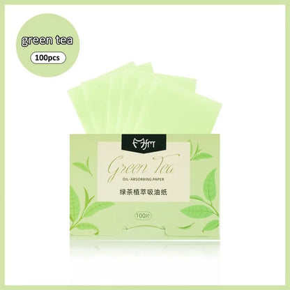 Face Oil Absorbing Paper Face Wipes Anti-Grease Paper Facial Absorbent Paper Woman Facial Care Paper Facial Cleaning