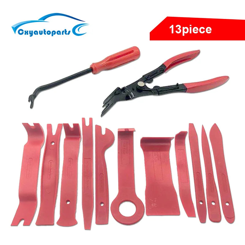 Car tools Car Interior Disassembly kit plastic trim removal tool car clips puller diy Panel Tools for auto trim puller set