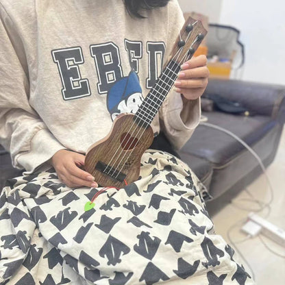 Children Can Pluck Strings And Play Yukrili Toys Beginners' Level Guitar Puzzle And Musical Instruments