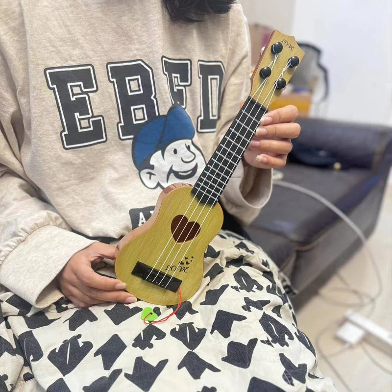 Children Can Pluck Strings And Play Yukrili Toys Beginners' Level Guitar Puzzle And Musical Instruments