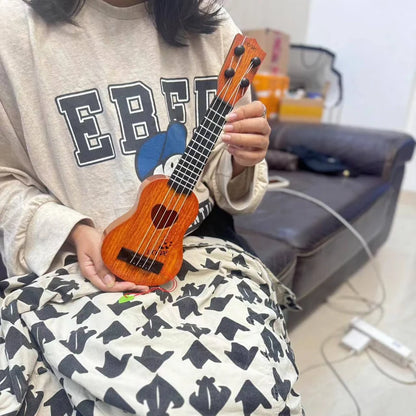 Children Can Pluck Strings And Play Yukrili Toys Beginners' Level Guitar Puzzle And Musical Instruments