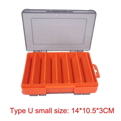 BURLE Fishing Accessories Box U Size Wooden Shrimp Box Bait Box Storage Box VIB Minobo Climb Transparent