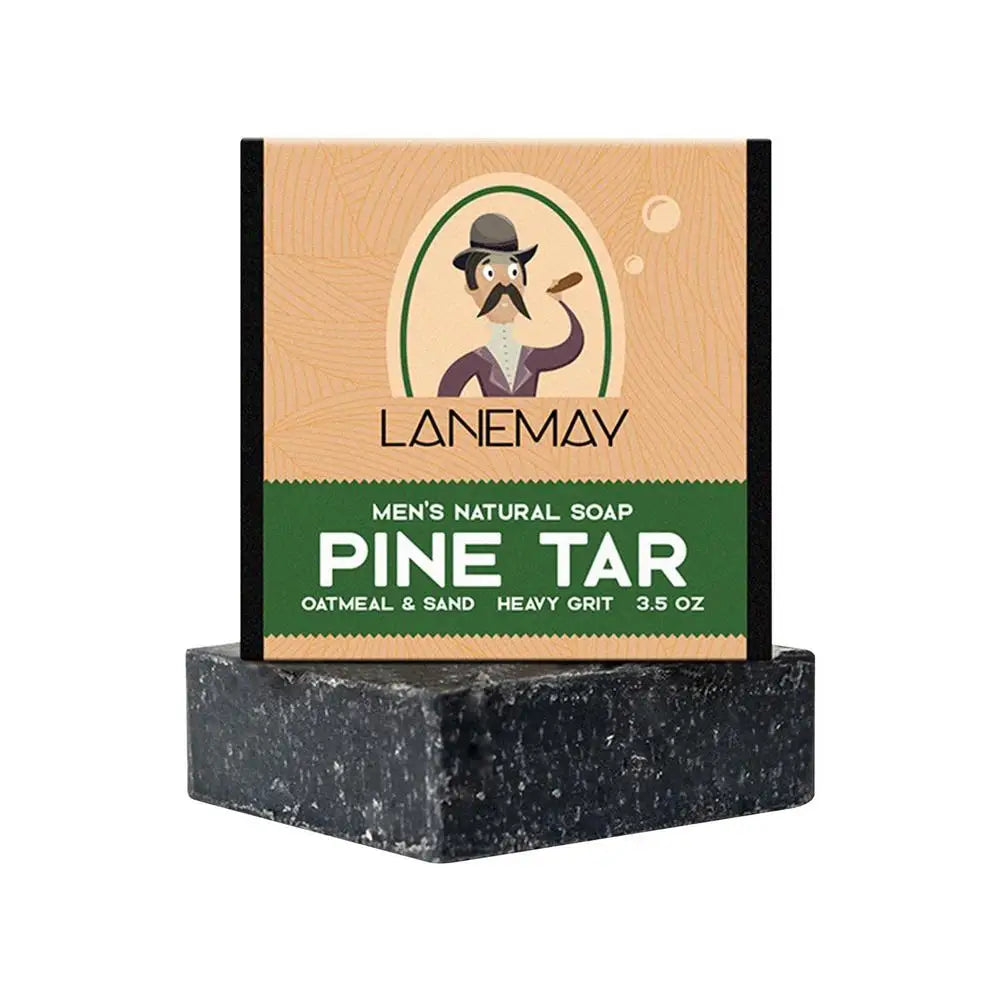 Men's Soap men natural soap Mite Removing Moisturizing Natural Bar Soap Deep Cleansing Pores Remove Dirt For Men Pine Tar Soap