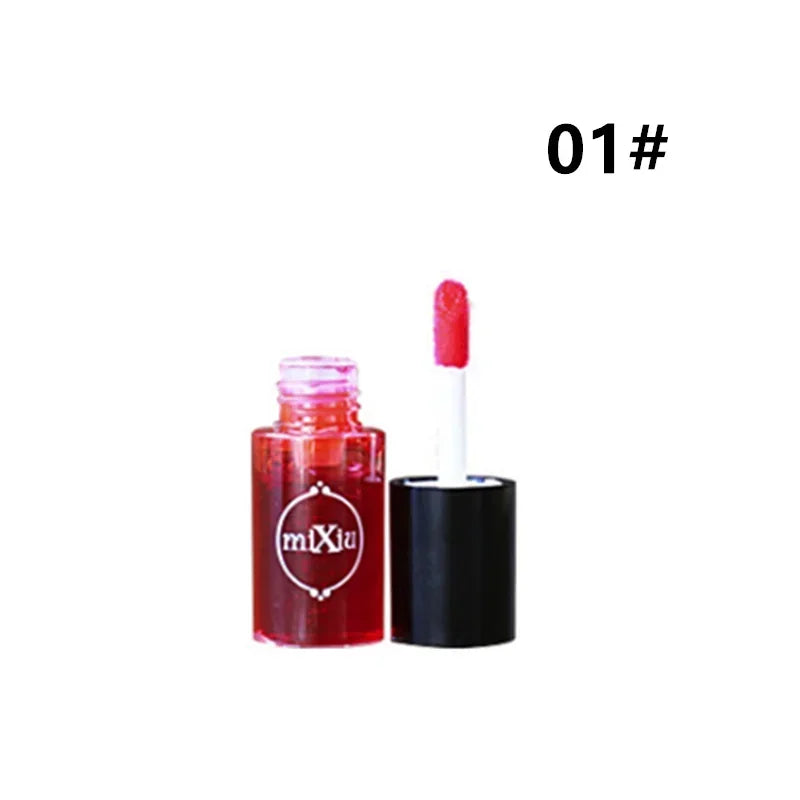 Fruit Juice Lip Tint Non-stick Cup Liquid Lipstick and Blush 2 In1 Waterproof Long Lasting Water Lip Stain Lips&cheek Makeup 1pc