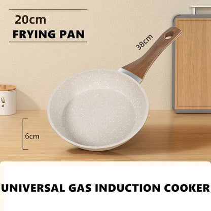 Kitchen Cookware Non-Stick Pan Saucepan Frying Pan Wok Pan Home Steak Skillet Pancake Fried Induction Cooker Gas Stove Special