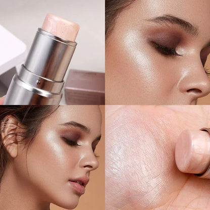 Highlighter 4 Colors Shimmer Water Light Stick Blush Stick Make Up Face Body Illuminator Cosmetics Face Contour Brighten Makeup