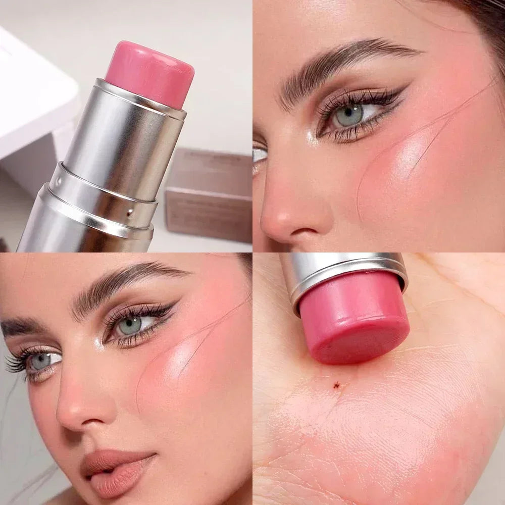 Highlighter 4 Colors Shimmer Water Light Stick Blush Stick Make Up Face Body Illuminator Cosmetics Face Contour Brighten Makeup