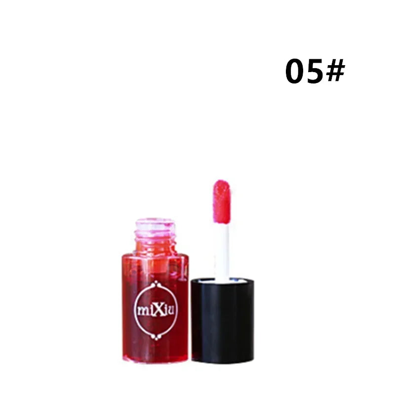 Fruit Juice Lip Tint Non-stick Cup Liquid Lipstick and Blush 2 In1 Waterproof Long Lasting Water Lip Stain Lips&cheek Makeup 1pc