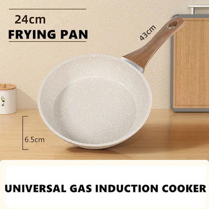 Kitchen Cookware Non-Stick Pan Saucepan Frying Pan Wok Pan Home Steak Skillet Pancake Fried Induction Cooker Gas Stove Special