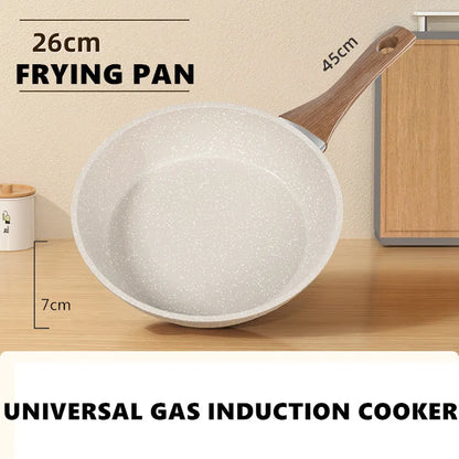 Kitchen Cookware Non-Stick Pan Saucepan Frying Pan Wok Pan Home Steak Skillet Pancake Fried Induction Cooker Gas Stove Special