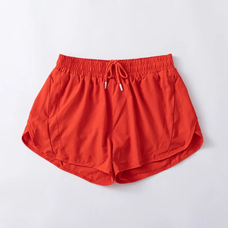 Womens High Waisted Running Shorts Quick Dry