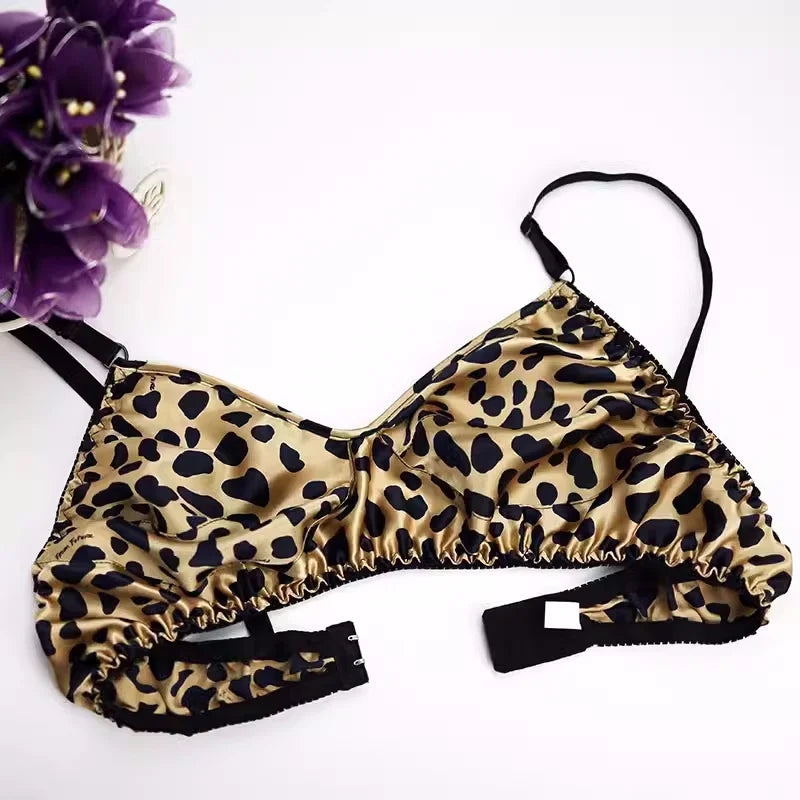 100% Mulberry silk bra Wireless Ultrathin bra double faced silk bra underwear