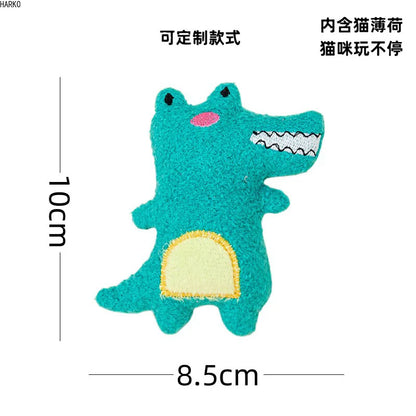 Cats Toy with Catnip Plush Cat Toys for Kitten Teeth Grinding Thumb Pillow Chewing Toy Claws Thumb Bite Pet Accessories