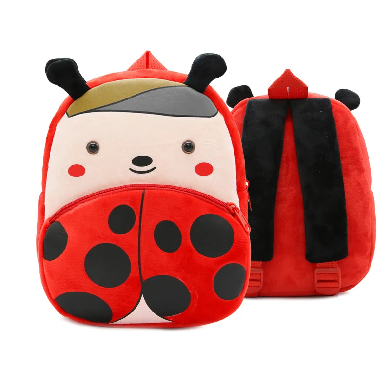 Cartoon cute plush backpack animal backpack boy girl school backpack outing leisure bag