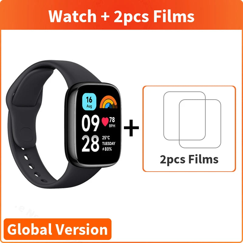 Xiaomi Redmi Watch 3 Active Global Version Smartwatch 1.83'' LCD Display Bluetooth Phone Call 12 Days Battery Blood Oxygen 5ATM