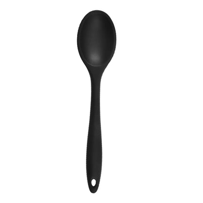 Long Handle Silicone Ladle Soup Spoon Colander Ramen Noodles Tablespoons Scoop Rice Salad Stirring Spoons Kitchen Teaspoons