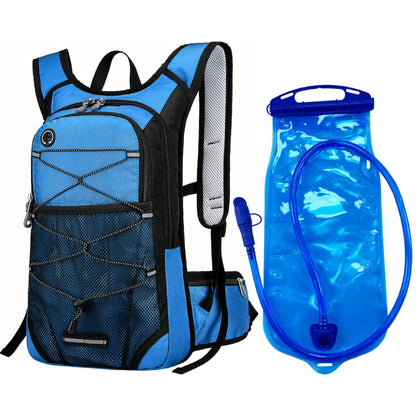 13L Bike Cycling Water Bag Backpack Outdoor Sport Running Climbing Hiking Hydration Bladder Storage Pack Waterproof Rucksack