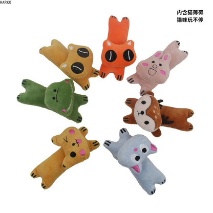 Cats Toy with Catnip Plush Cat Toys for Kitten Teeth Grinding Thumb Pillow Chewing Toy Claws Thumb Bite Pet Accessories