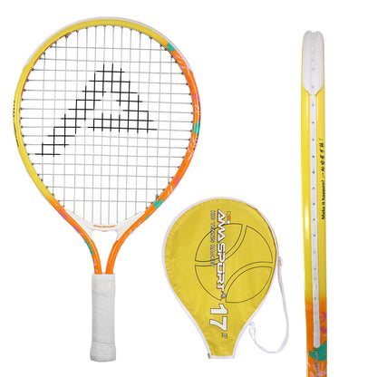 AMASPORT Tennis Rackets for Kids Toddlers 17'' with Cover Bag for Girl and Boy Tennis Racquet