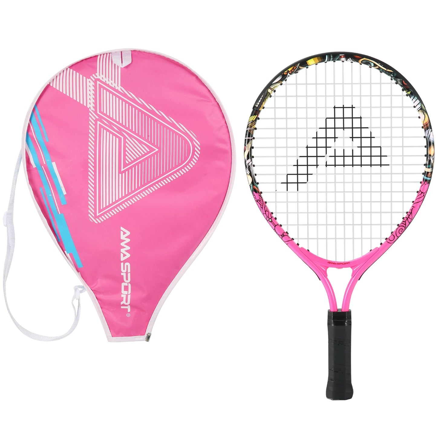 AMASPORT Tennis Rackets for Kids Toddlers 17'' with Cover Bag for Girl and Boy Tennis Racquet